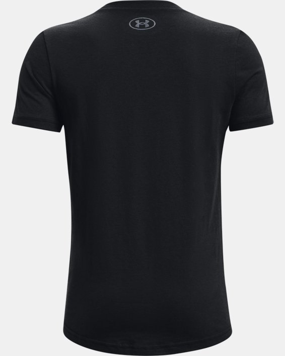 Boys' UA Photo Short Sleeve T-Shirt, Black, pdpMainDesktop image number 1